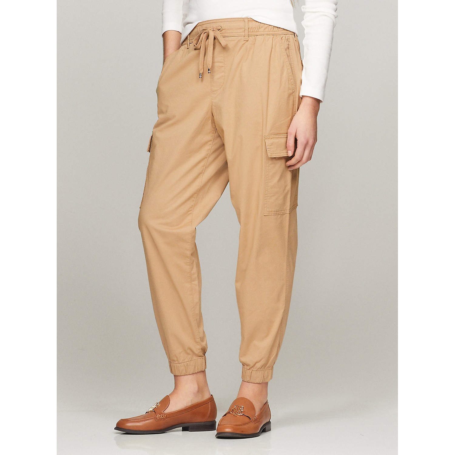 TOMMY HILFIGER Stretch-Cotton Cargo Chino Jogger